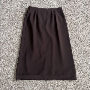 East 5th Brown Midi Pencil Skirt size 12T